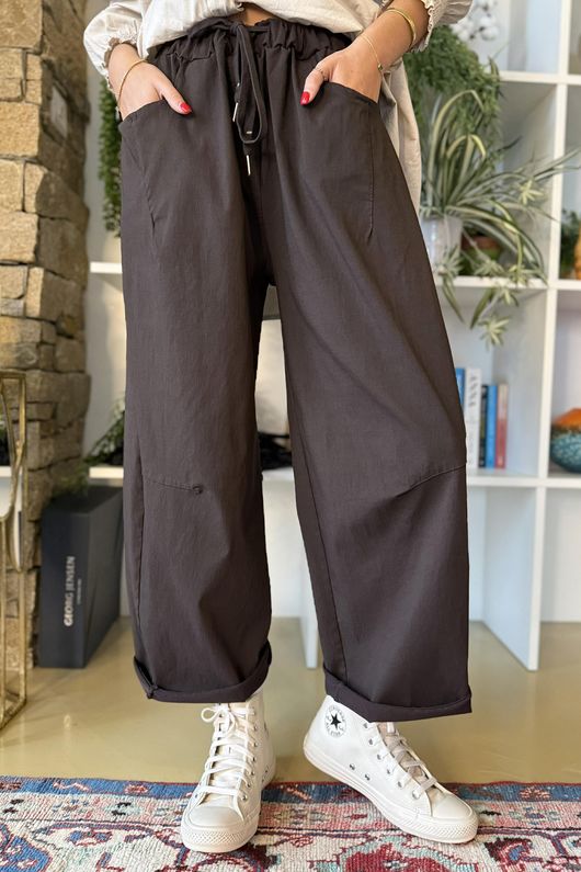 Gilbert Magic Barrel Pant Chocolate /10=